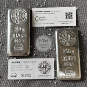 250 g Nadir Silver Bar