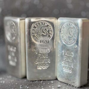 1 kg The Perth Mint Australia Silver Bar