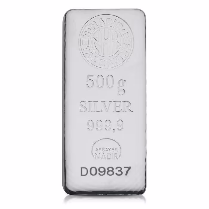 NADIR SILVER BAR 500gr